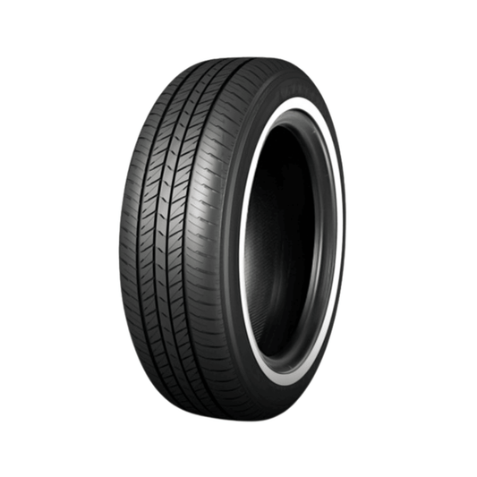 Nankang N-605 185/80R13 valkosivurengas klassikkoautoon